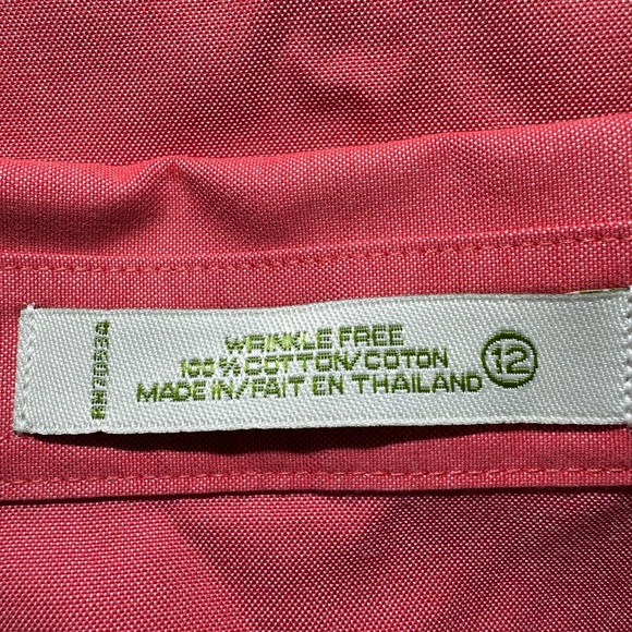 Orvis Wrinkle Free 100% Cotton Double Breasted‎ Dress Shirt Women’s Size 12 - Picture 6 of 10